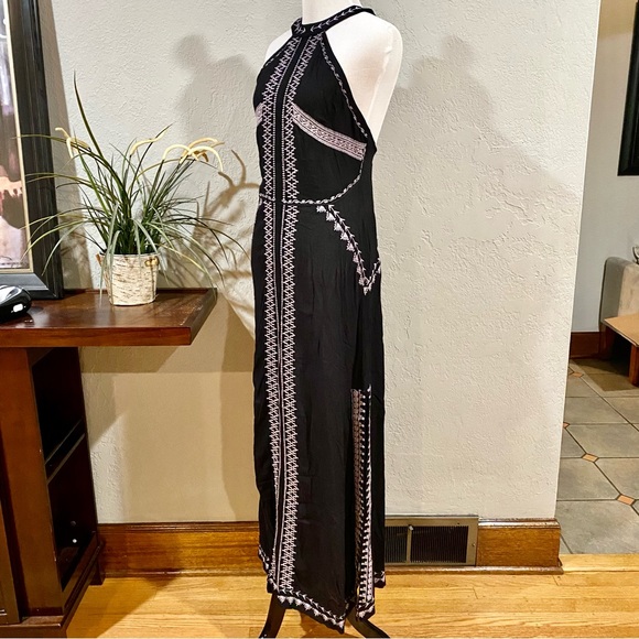 RARE Free People intimately Embroidered Halter Maxi Dress, S - Picture 3 of 15